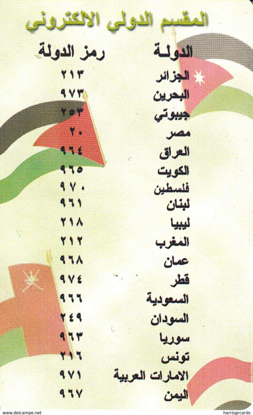JORDAN - Arab States 2, Tirage 3000, 01/02, Sample No Chip And No CN - Jordan