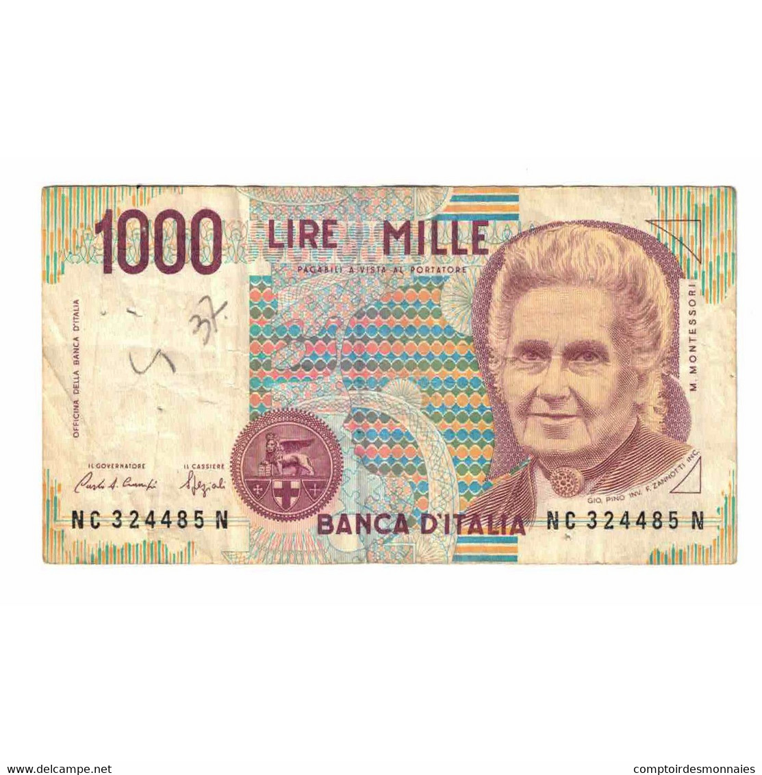 Billet, Italie, 1000 Lire, 1993, KM:114a, TB - 1000 Lire