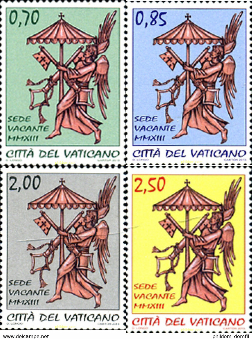 299253 MNH VATICANO 2013 SEDE VACANTE - Used Stamps