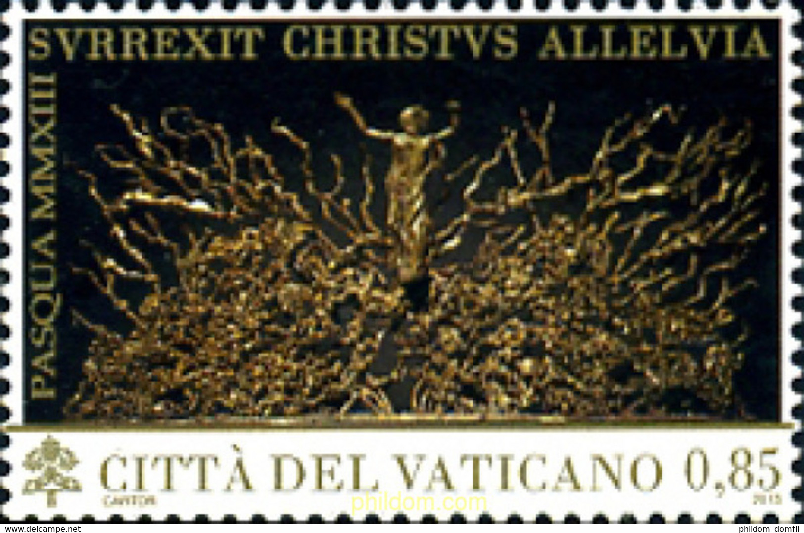 299256 MNH VATICANO 2013 PASCUA - Used Stamps