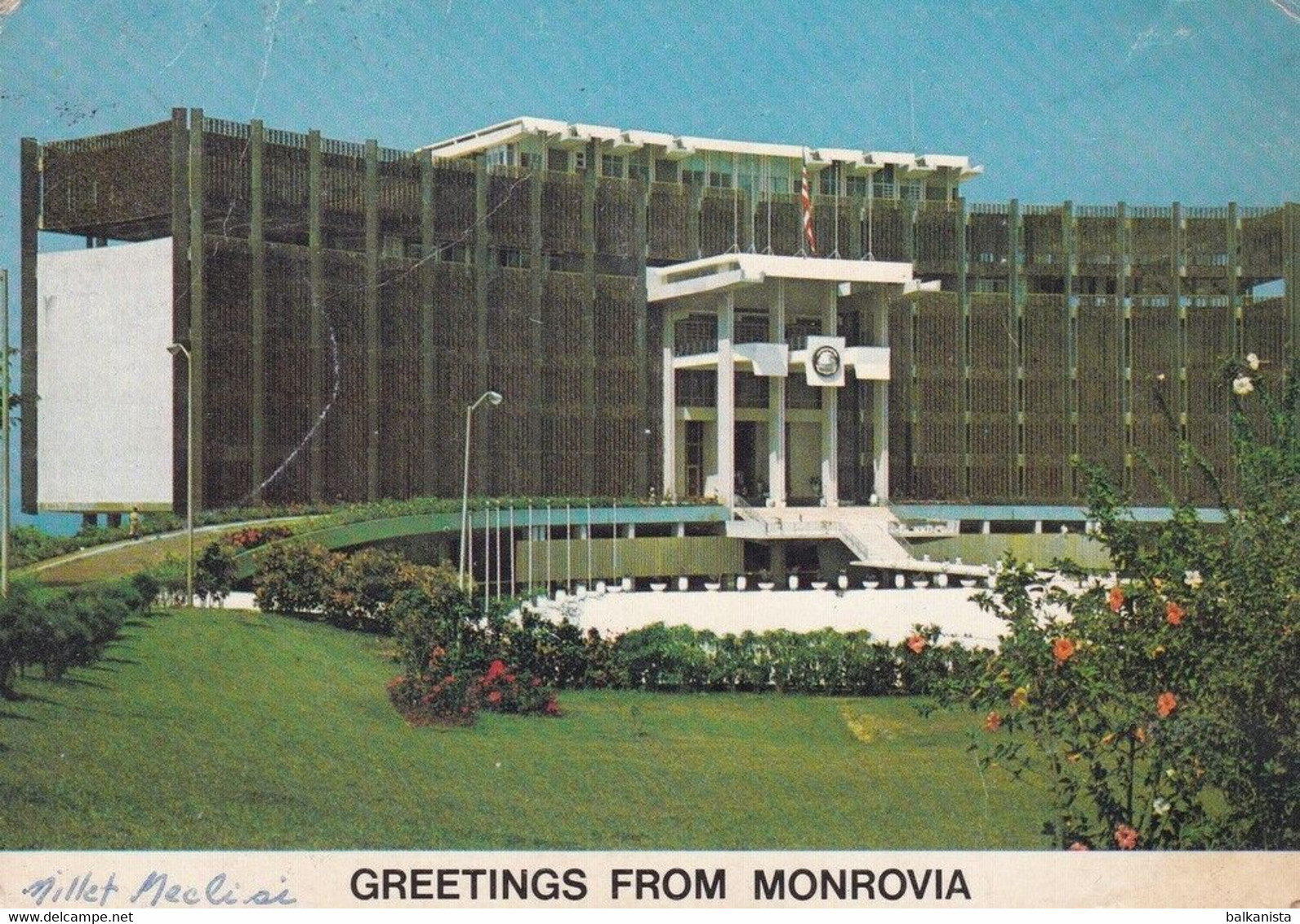 Liberia Greetings From Monrovia Postcard - Liberia