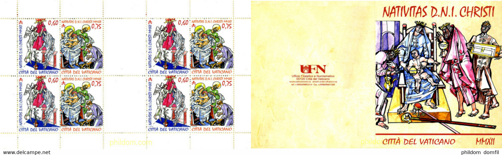 296442 MNH VATICANO 2012 NAVIDAD - Used Stamps