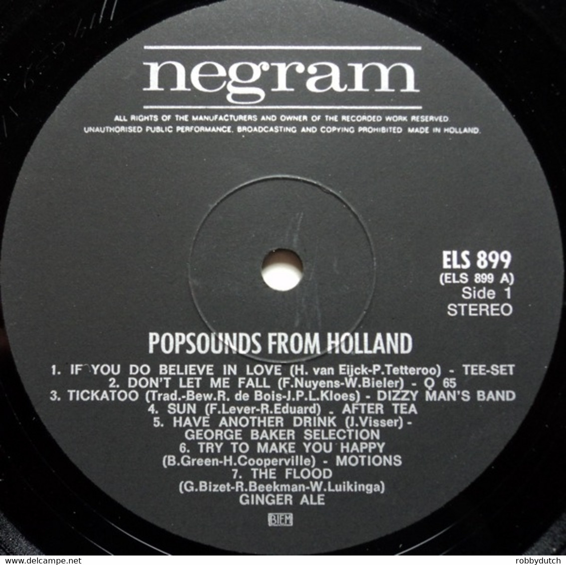 * LP *  POP SOUNDS FROM HOLLAND - MOTIONS / Q65 / AFTER TEA / PENNIE WISE / TEE-SET A.o. - Hit-Compilations