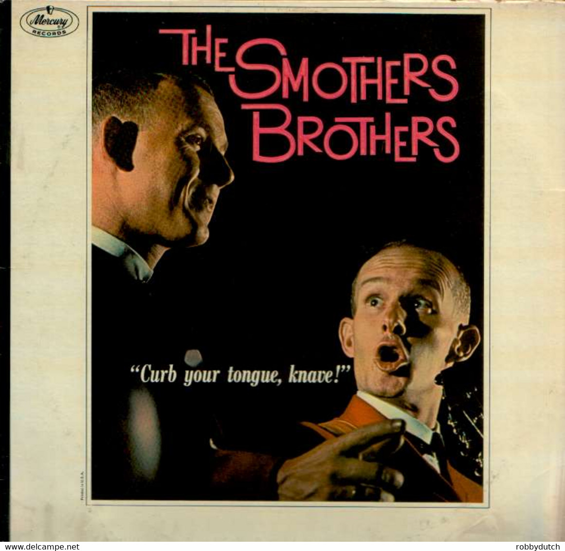 * LP * THE SMOTHERS BROTHERS - CURB YOUR TONGUE, KNAVE! (USA 1963) - Humor, Cabaret