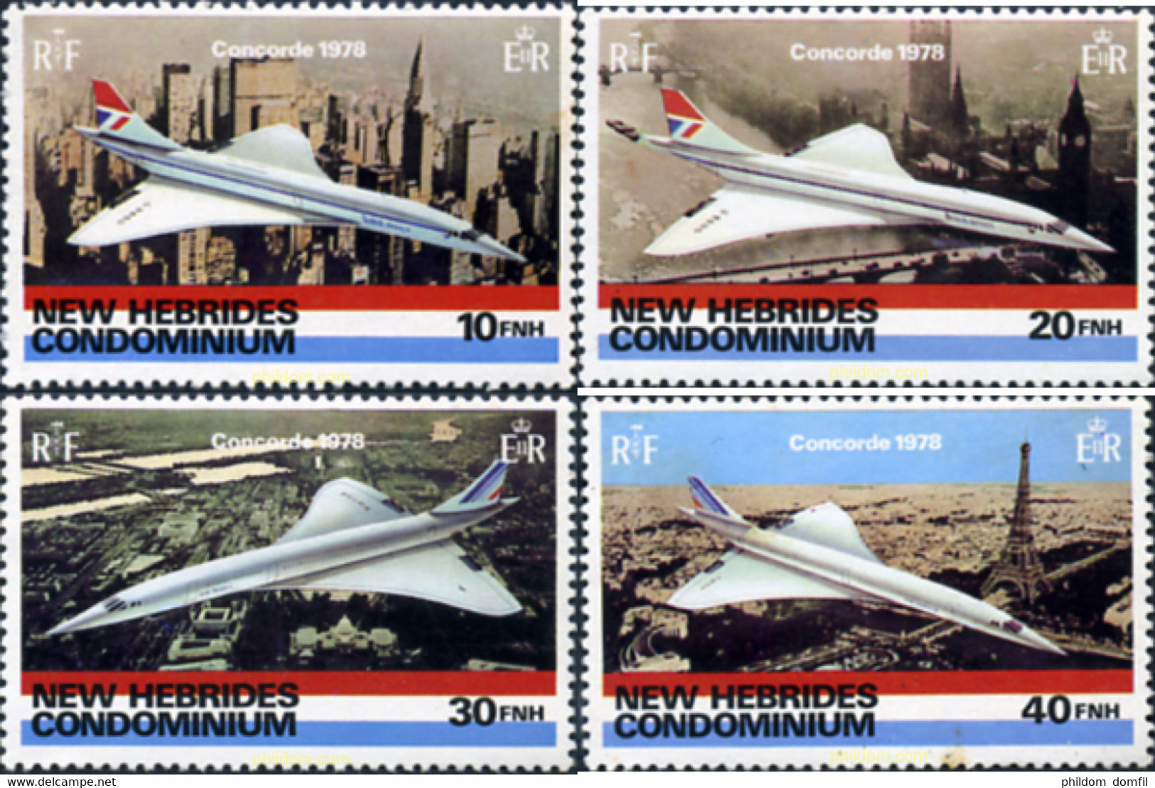 346323 MNH NUEVAS HEBRIDAS 1978 CONCORDE - Colecciones & Series