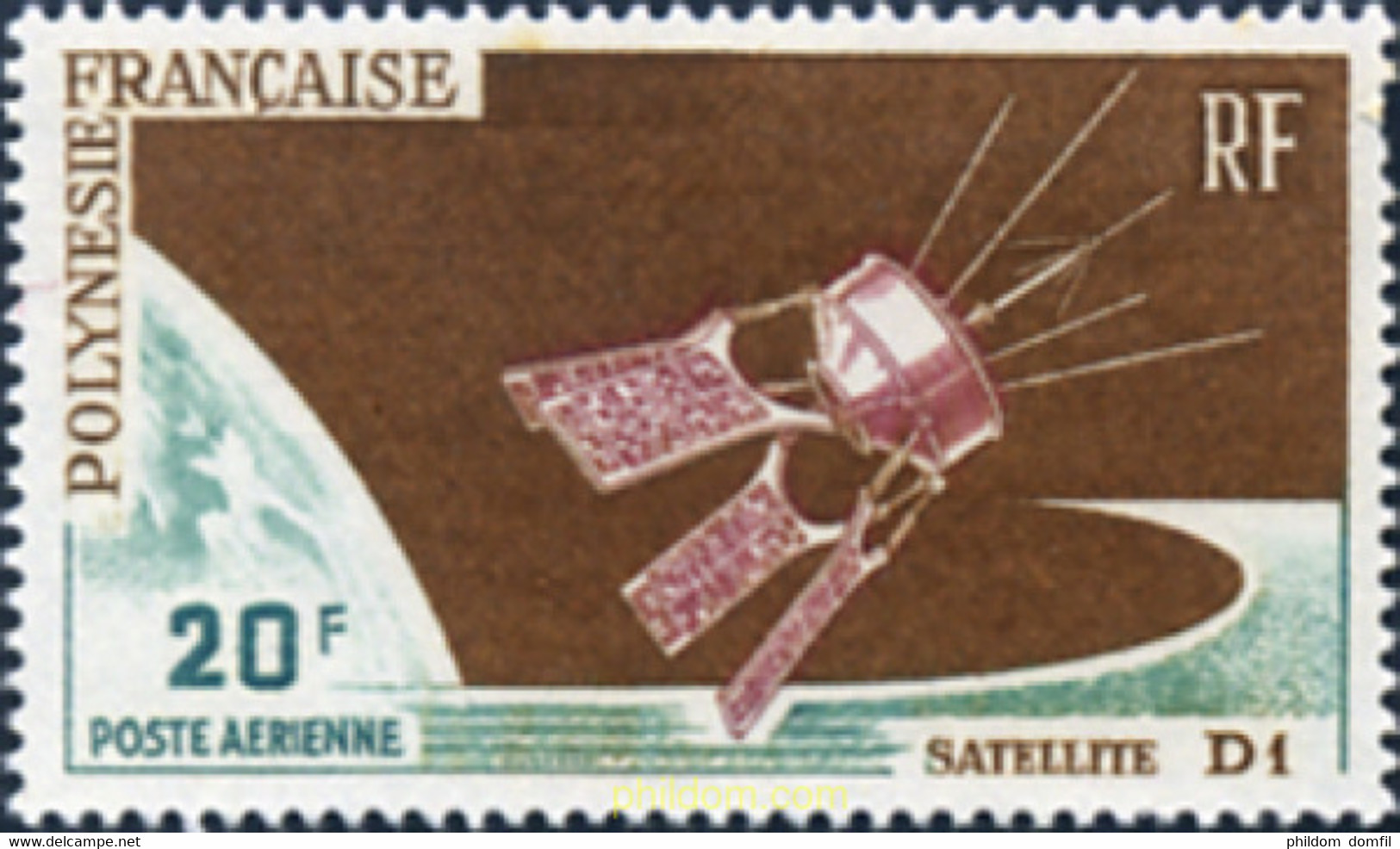 346377 MNH POLINESIA FRANCESA 1966 SATELITE - Gebraucht