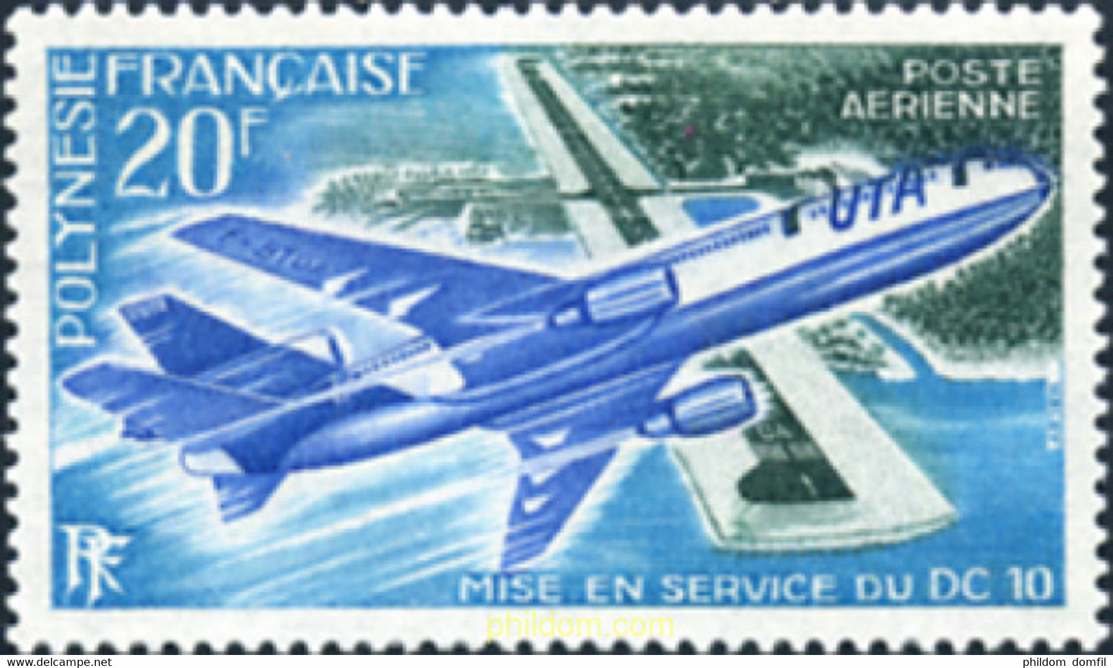 346388 MNH POLINESIA FRANCESA 1973 AVIONES - Usati