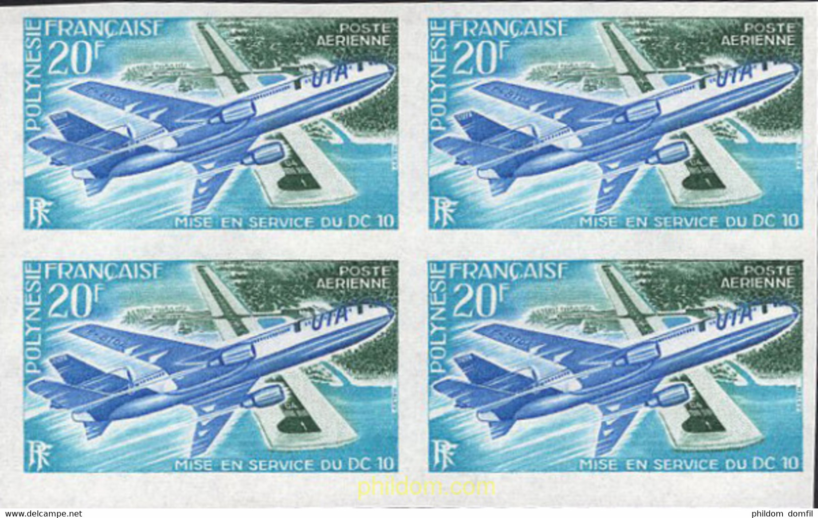 674381 MNH POLINESIA FRANCESA 1973 AVIONES - Oblitérés