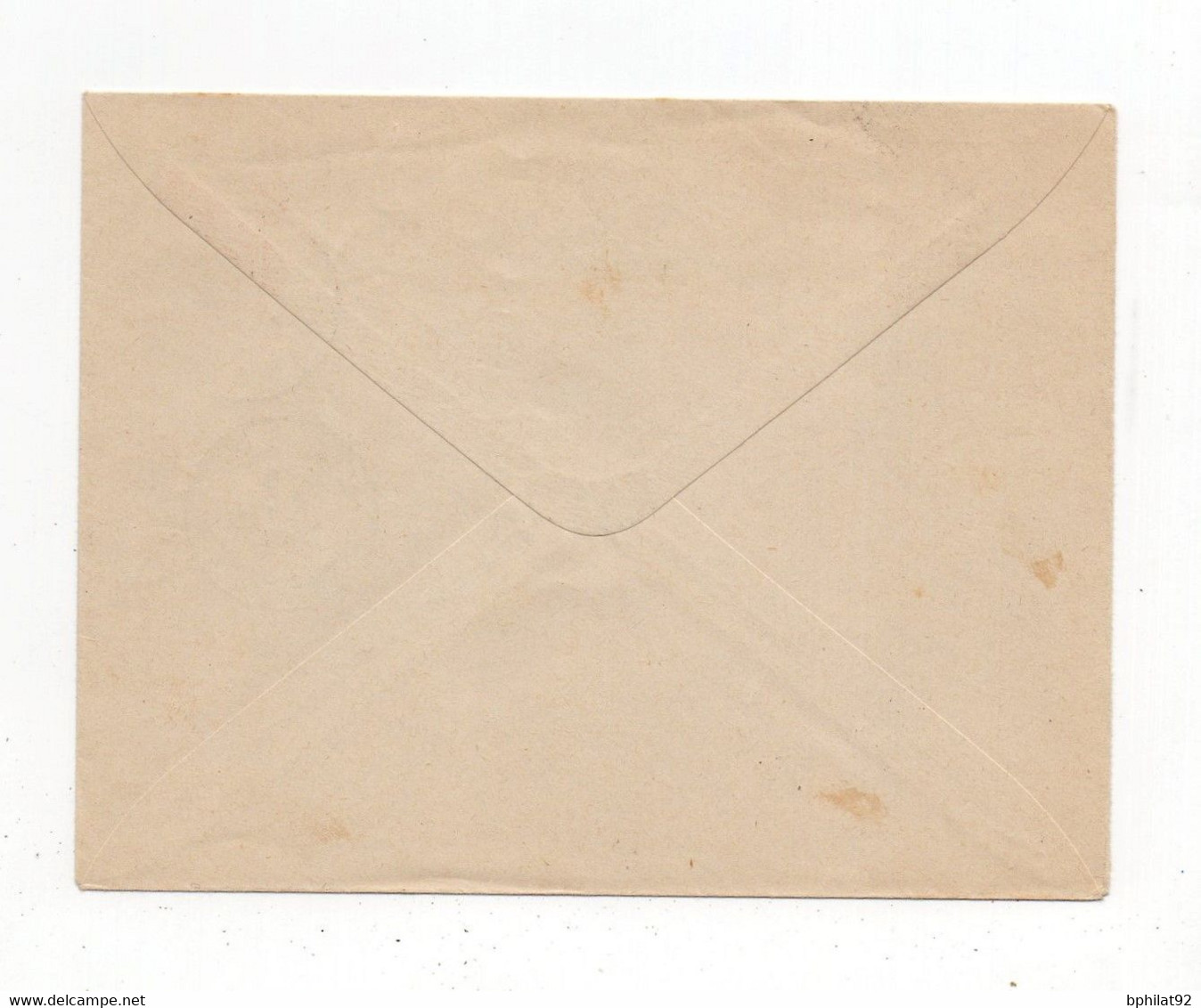 !!! ENVELOPPE ENTIER POSTAL 50C PAIX AVEC REPIQUAGE EXPO PHILATELIQUE DE MAMERS DE 1937 - Enveloppes Repiquages (avant 1995)