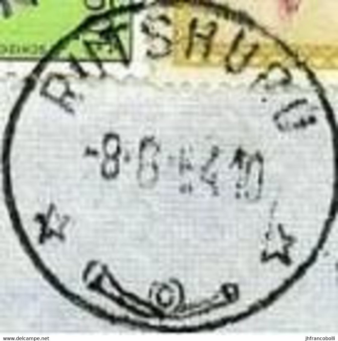 (°) BELGIAN CONGO / CONGO BELGE =  RUTSHURU CANCELATION STUDY = 12 STAMPS ( VARIA ) [A] - Plaatfouten En Curiosa