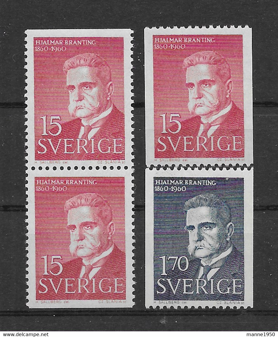 Schweden 1960 Mi.Nr. 465/66 Kpl. Satz ** Postfrisch - Nuevos