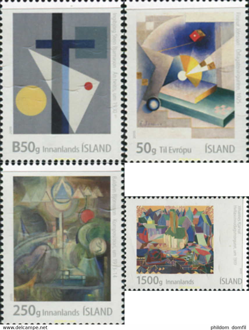 348007 MNH ISLANDIA 2015 ARTES VISUALES DE ISLANDIA VI - ARTE VANGUARDISTA ISLANDÉS - Collections, Lots & Series