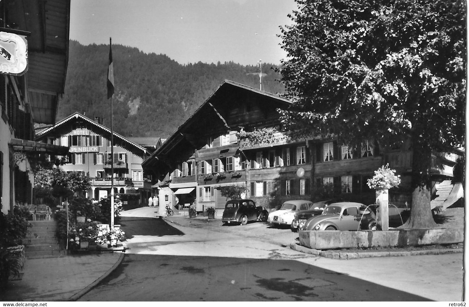 WILDERSWIL → Hotel Alpenblick Mit Vielen Oldtimer Anno 1965 - Wilderswil