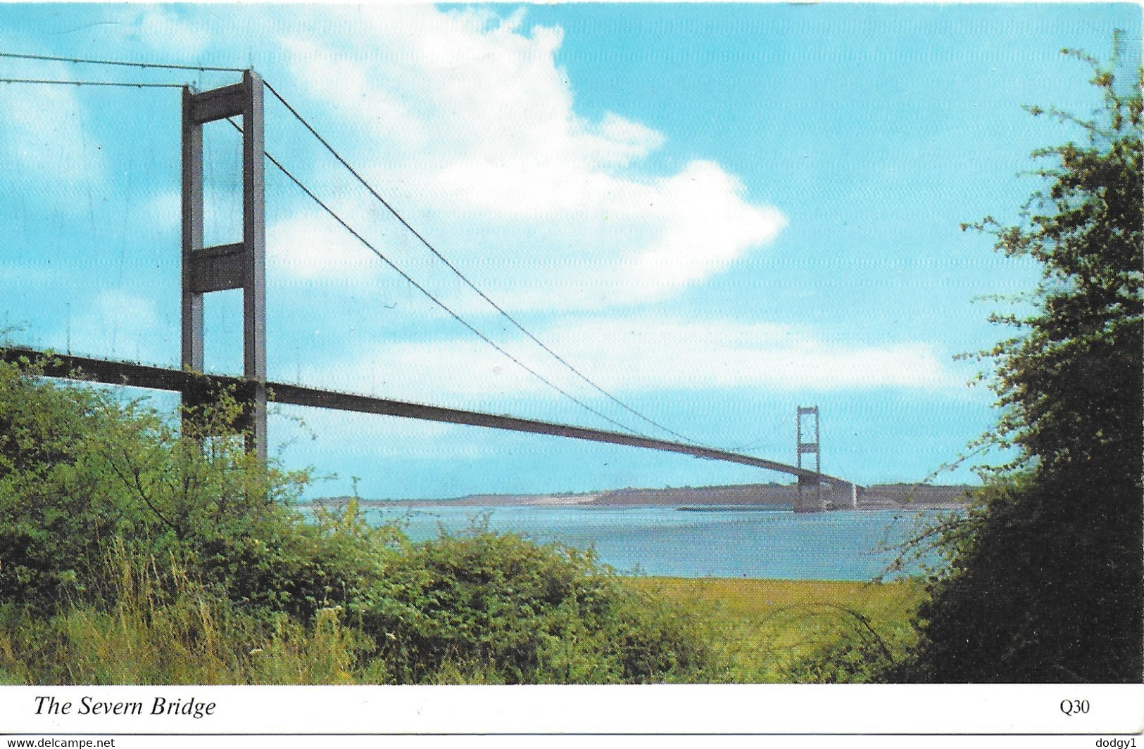 THE SEVERN BRIDGE, MONMOUTHSHIRE, WALES. UNUSED POSTCARD   Ty2 - Monmouthshire