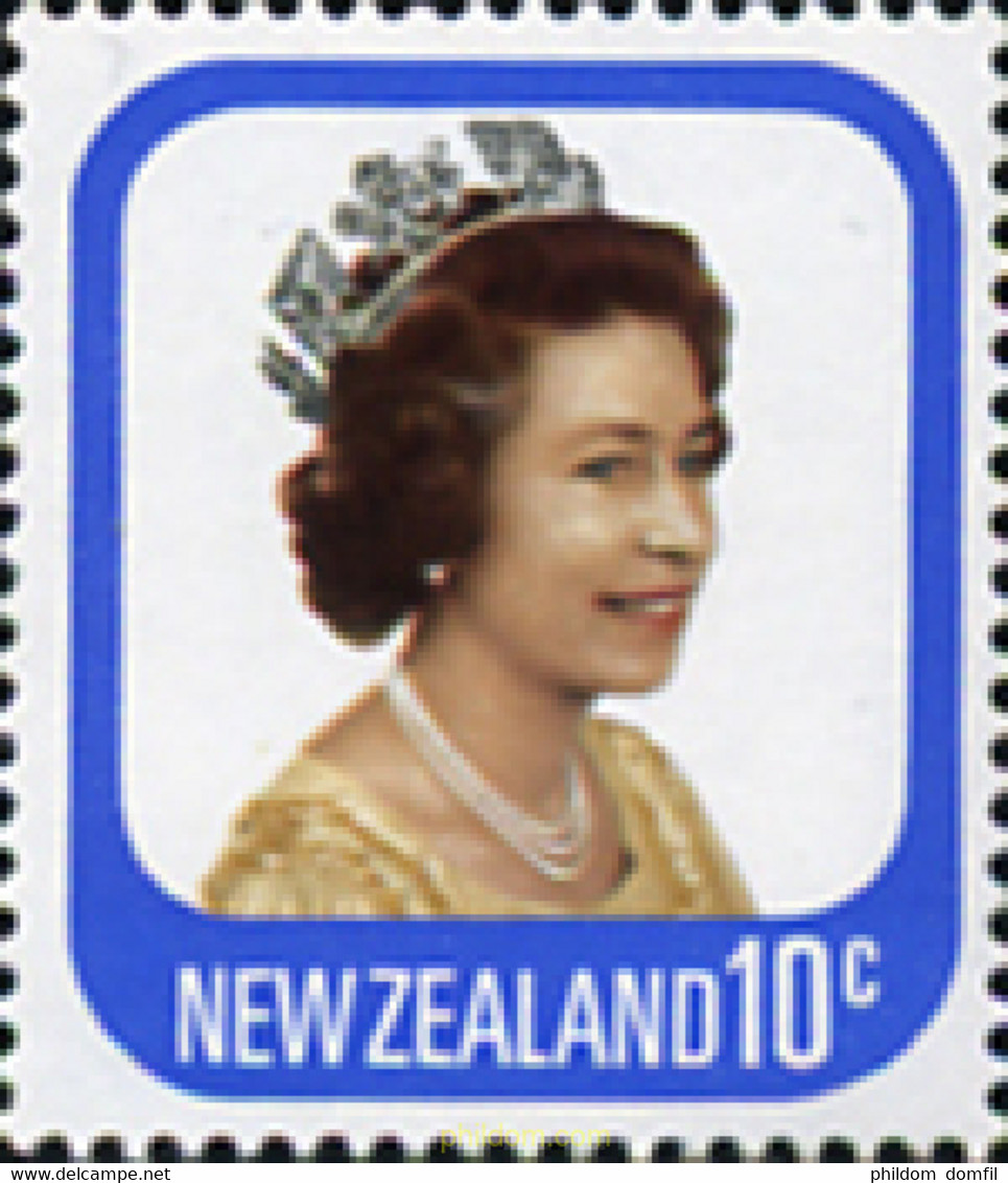 348907 MNH NUEVA ZELANDA 1977 ISABEL II - Variétés Et Curiosités