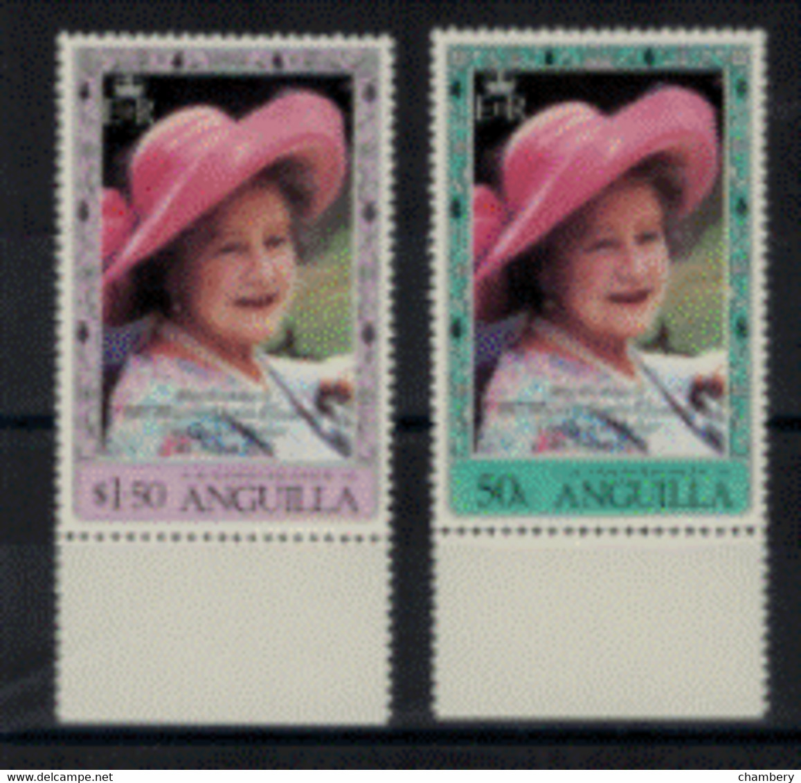 Anguilla - "80ème Anniversaire De La Reine Mère Elizabeth" - Neufs 2** N° 362 à 363 De 1980 - Anguilla (1968-...)
