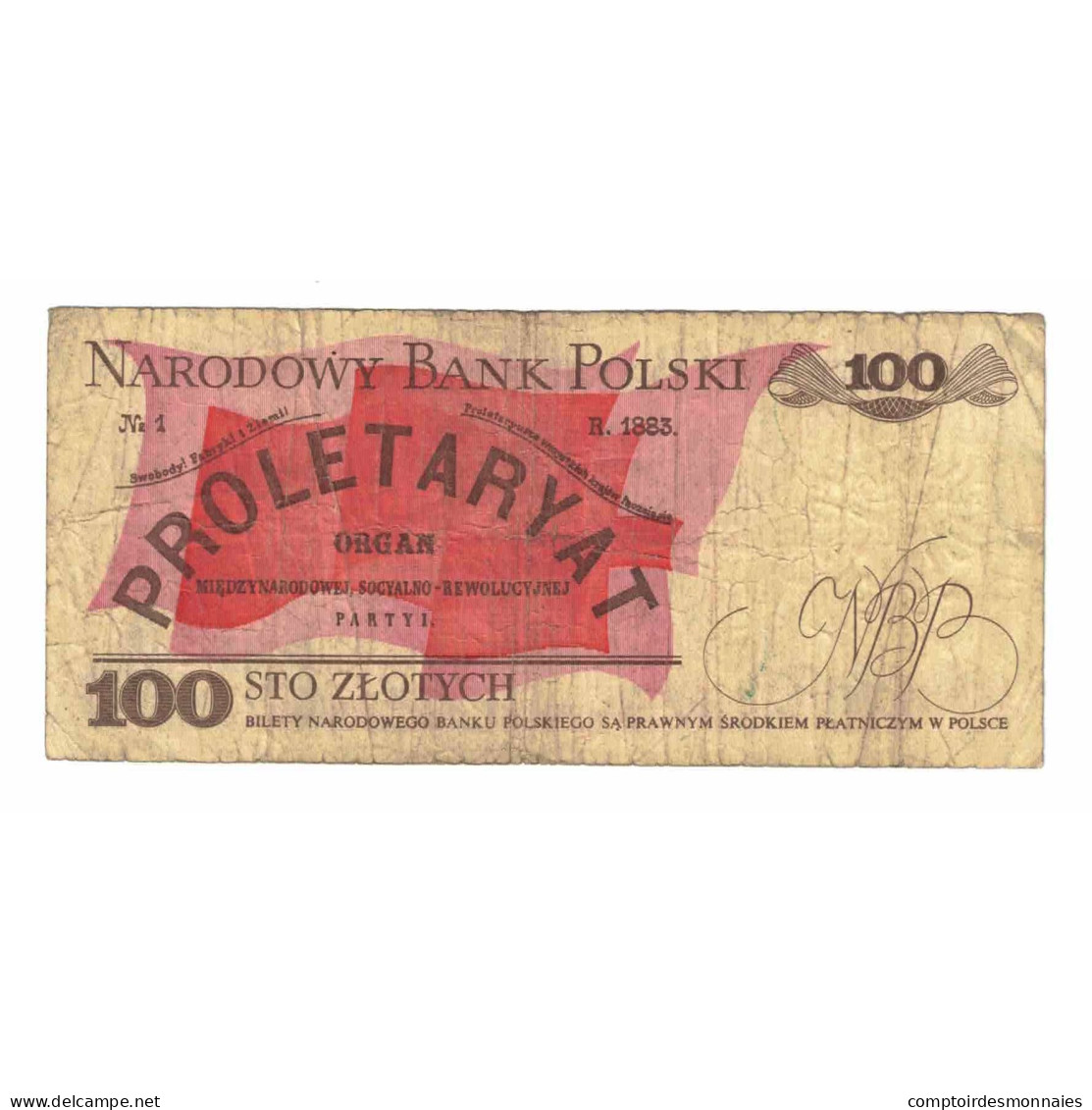 Billet, Pologne, 100 Zlotych, 1988, 1988-12-01, KM:143e, B - Pologne