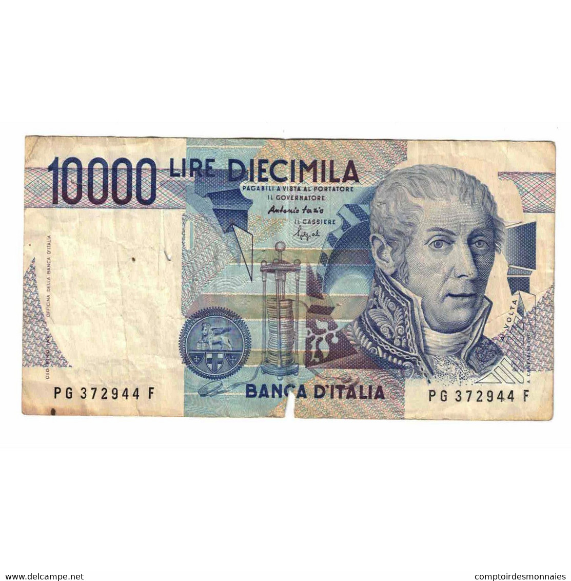 Billet, Italie, 10,000 Lire, 1984, 1984-09-03, KM:112c, B - 10.000 Lire