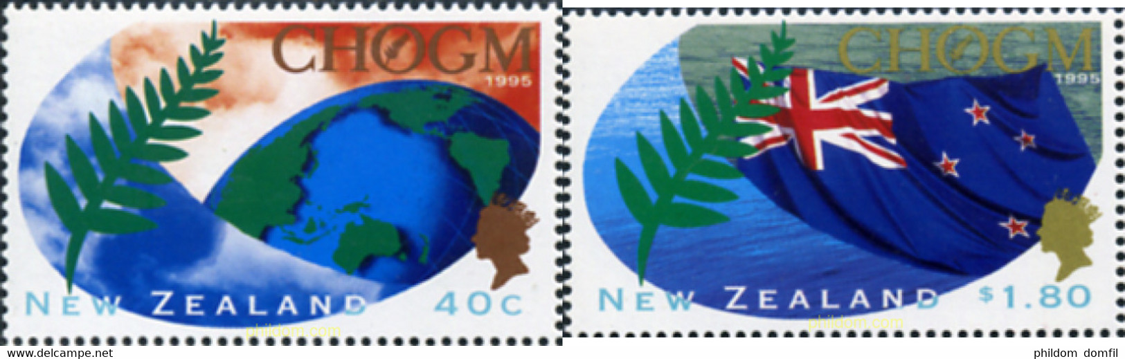 349410 MNH NUEVA ZELANDA 1995 CONFERENCIA DE AUCKLAND - Variétés Et Curiosités