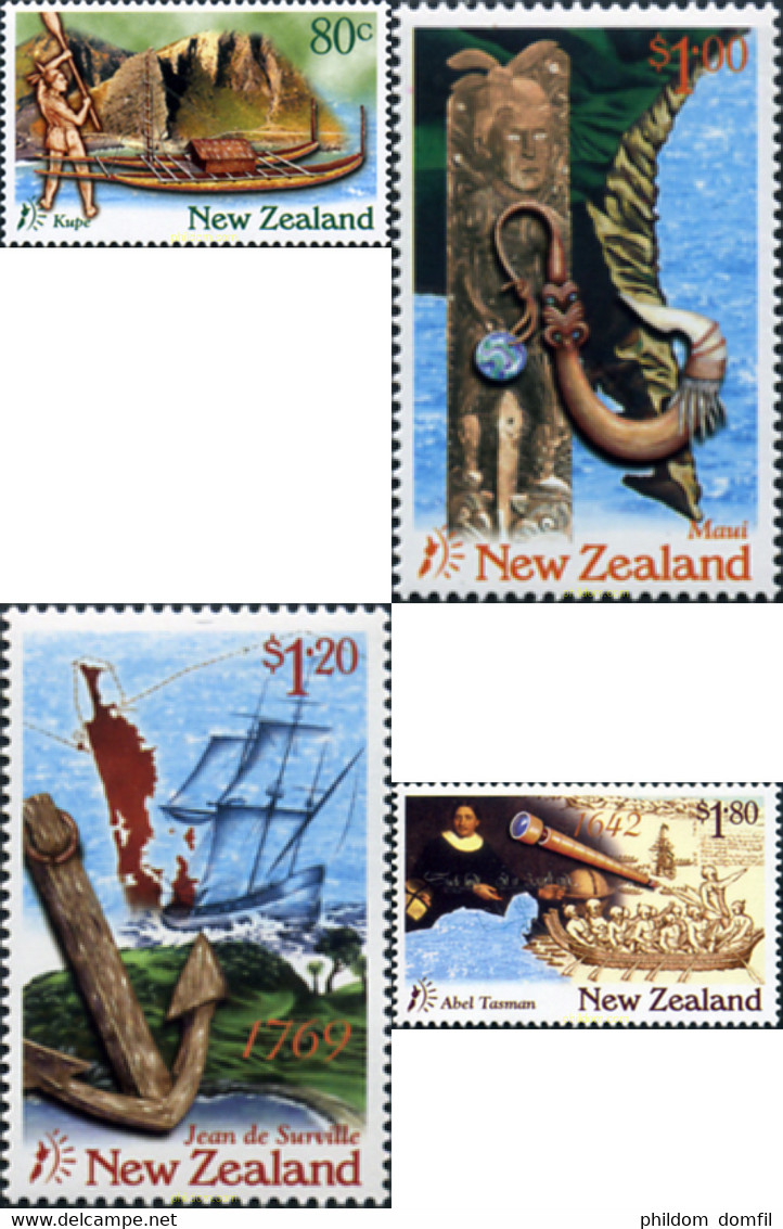 660616 MNH NUEVA ZELANDA 1997 DESCUBRIDORES - Abarten Und Kuriositäten