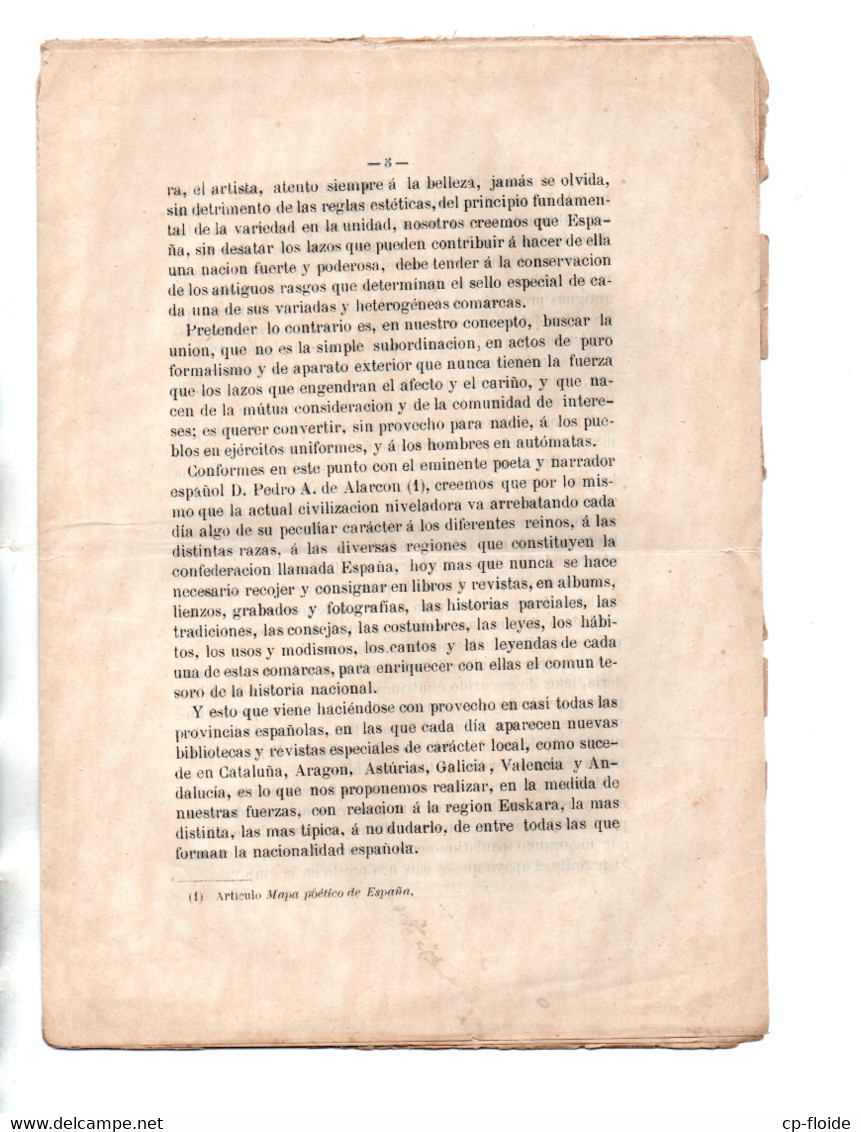 ESPAGNE . ESPAÑA . " SALUDO " - Réf. N°161P - - Sonstige & Ohne Zuordnung