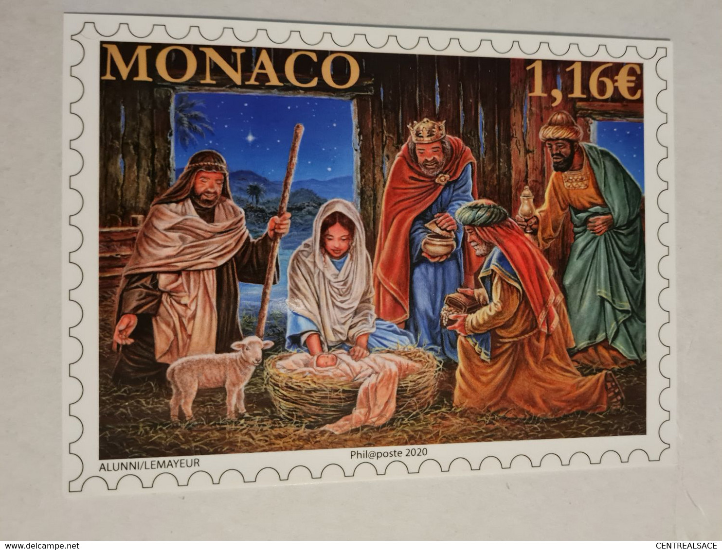 MONTE CARLO MONACO 2020 LES BALLETS DE MONTE CARLO NOEL  CARTE MAXI - Briefe U. Dokumente