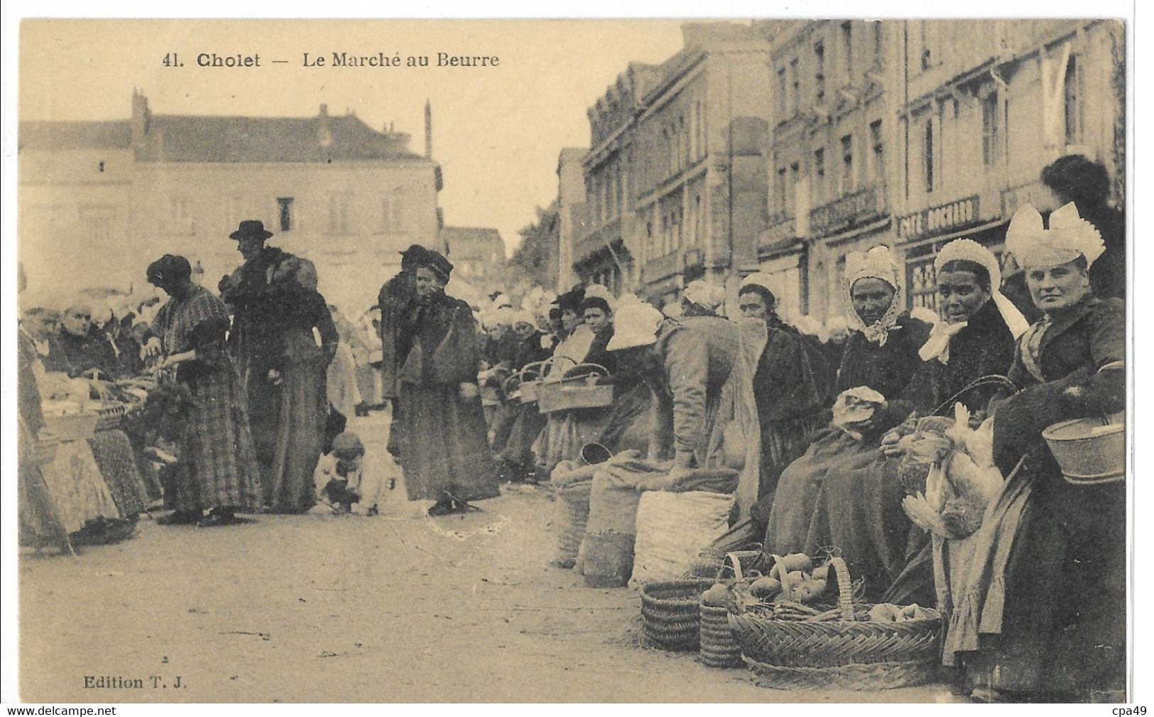 49    CHOLET  LE  MARCHE  AU  BEURRE - Cholet