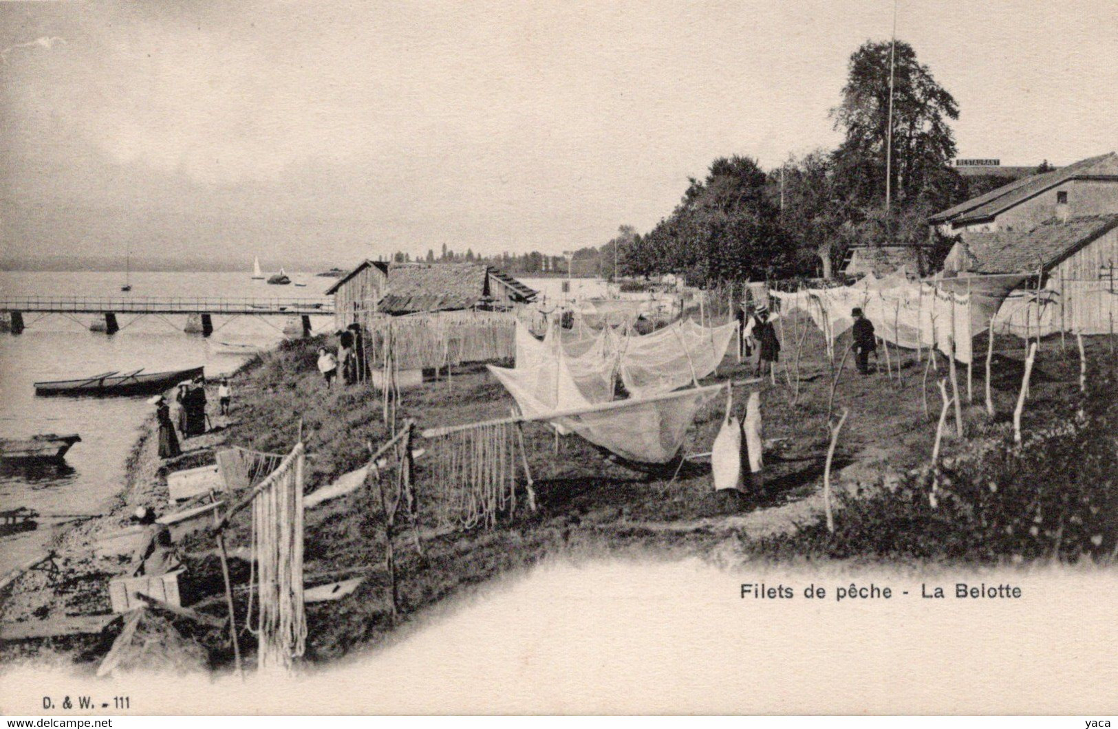 Filets De Pêche La Belotte    Carte Pionnière - Pêche