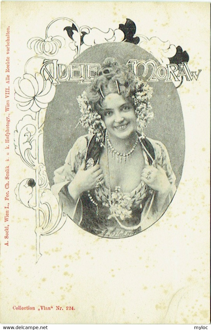 Illustrateur : SCOLIK, Ch. Wien. Adèle MORAW. Femme Art Nouveau. Collection "Vlan" - Scolik, Charles