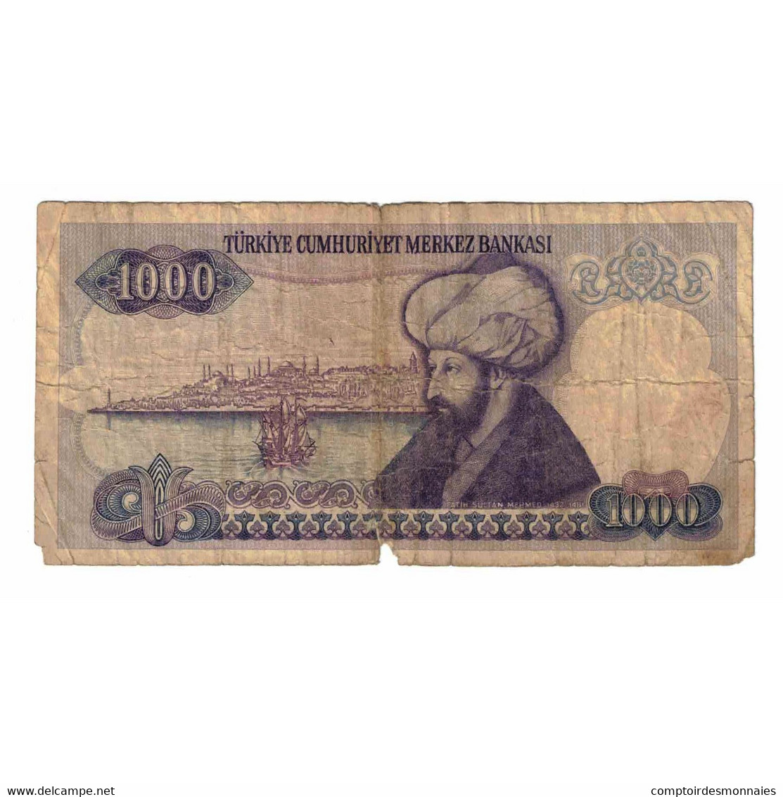 Billet, Turquie, 1000 Lira, 1970, KM:196, AB - Turquie