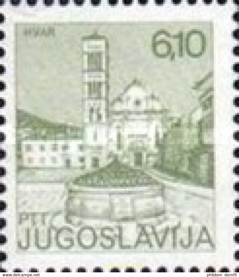 671680 MNH YUGOSLAVIA 1982 SERIE BASICA - Colecciones & Series