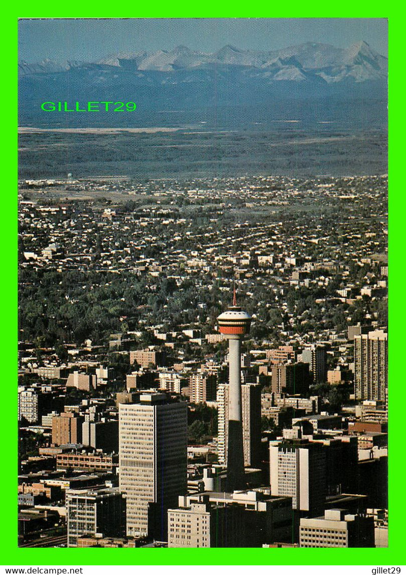 CALGARY, ALBERTA - THE 626 CALGARY TOWER - PHOTO BY GRAHAM MOORE - MAJESTIC POST CARD - - Calgary