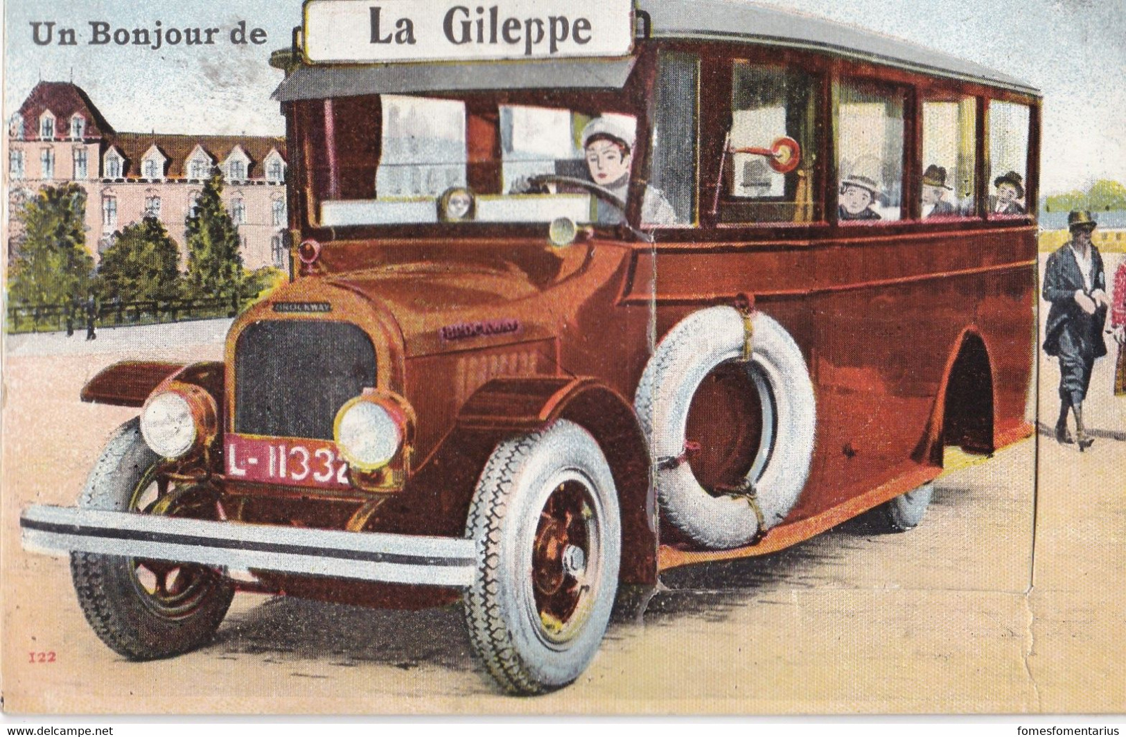 Carte à Système Neuve, Rare  Voyage En Car Bon état - Bus & Autocars