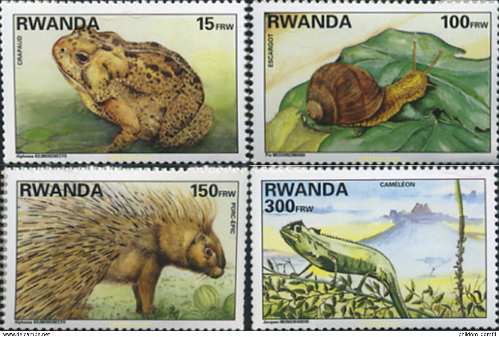 355503 MNH RUANDA 1997 FAUNA AFRICANA - 1990-…