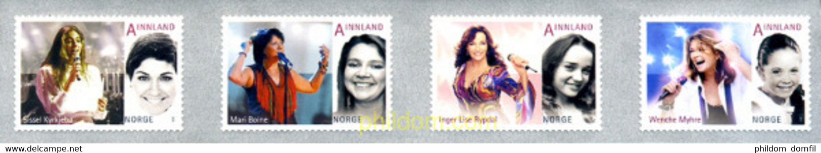 270658 MNH NORUEGA 2011 MUSICA POPULAR NORUEGA - Used Stamps