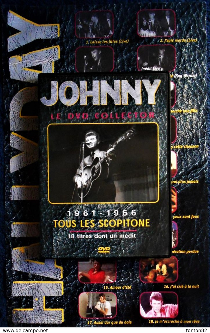 JOHNNY - Le DVD Collector - 1961 - 1966 - Tous les SCOPITONES - DVD + Un Fascicule de 24 pages .