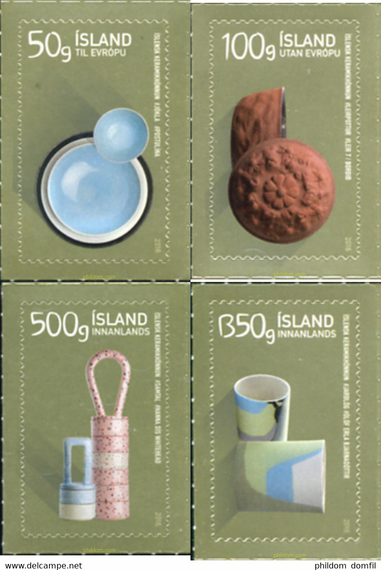 356338 MNH ISLANDIA 2016 DISEÑO CONTEPORANEO ISLANDES - Collezioni & Lotti