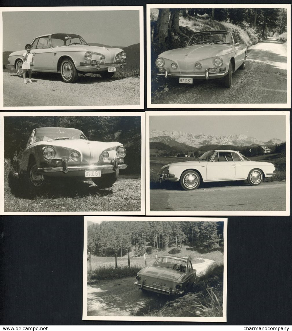 5 Photos Originales 10 X 7 Cm - VW Volkswagen Karmann Ghia Typ. 34 - Voir Scan - Automobile