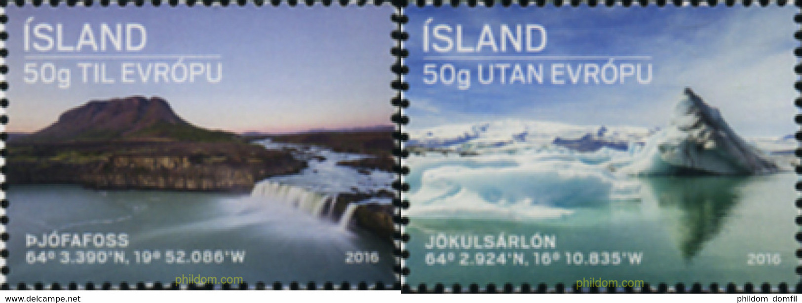 356916 MNH ISLANDIA 2016 TURISMO - Collections, Lots & Séries