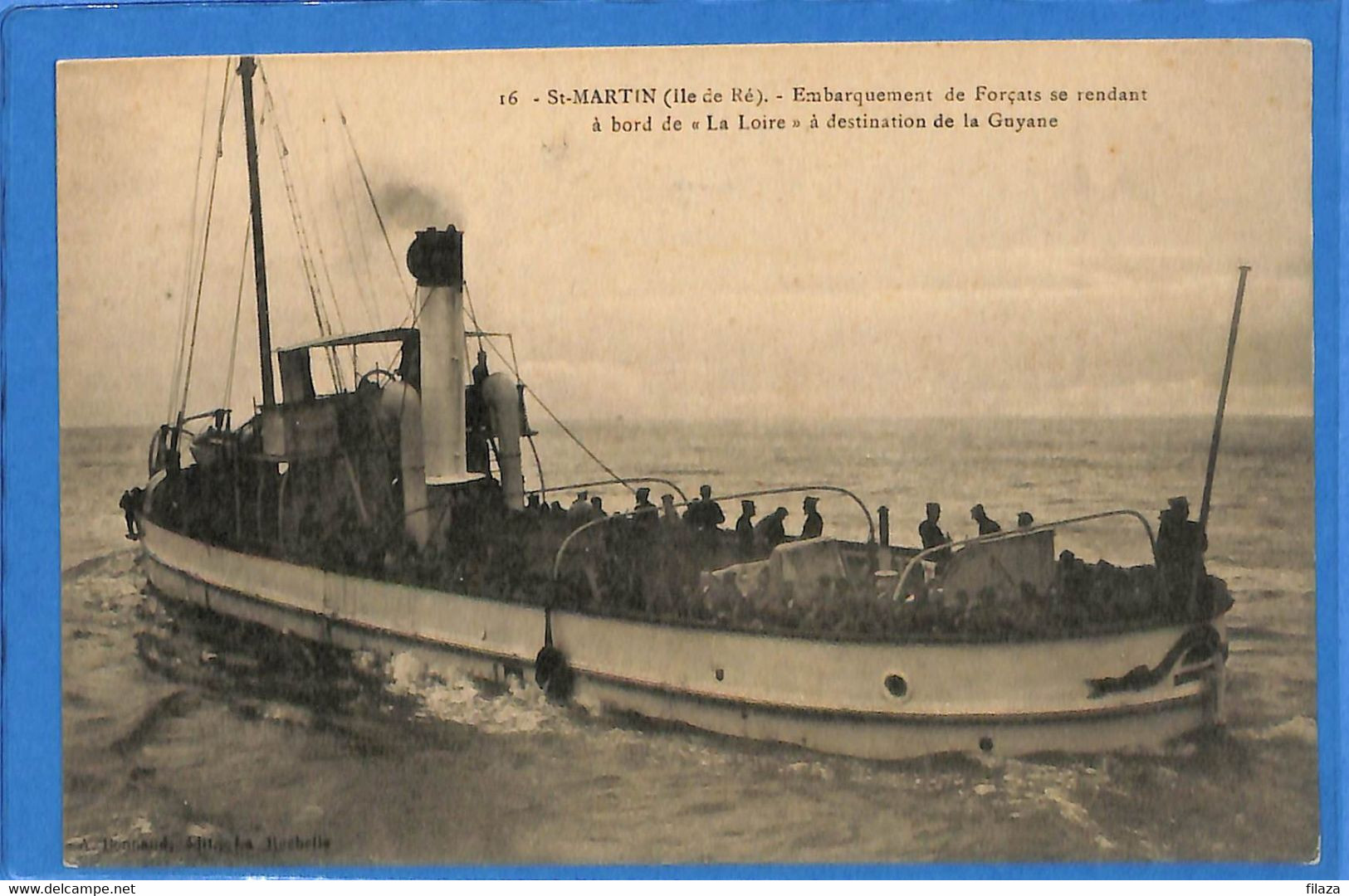 17 - Charente Maritime - Saint-Martin-de-Ré - Embarquement Des Forcats A Destination De La Guyan (N11126) - Saint-Martin-de-Ré