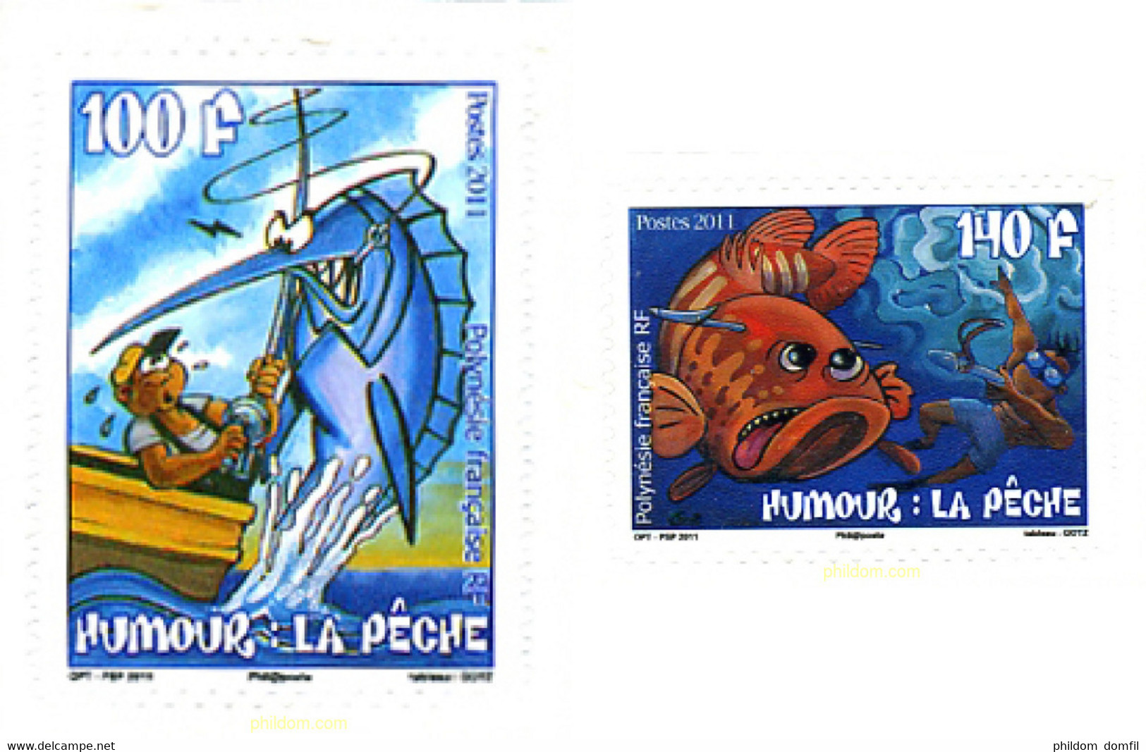 269604 MNH POLINESIA FRANCESA 2011 DISEÑOS HUMORISTICOS - Oblitérés