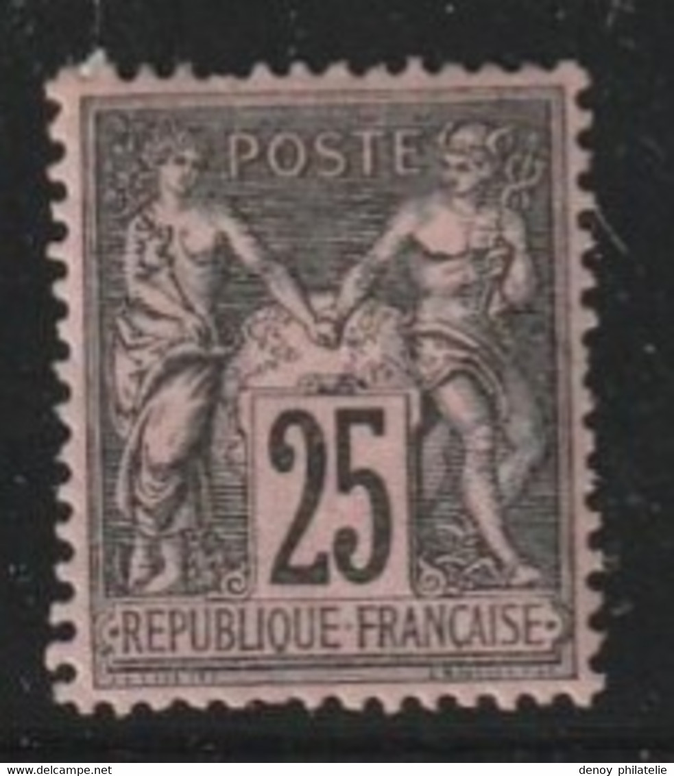 France N° 96 Avec Charnière * Fraicheur Postale Tres Bon Centrage - 1898-1900 Sage (Type III)