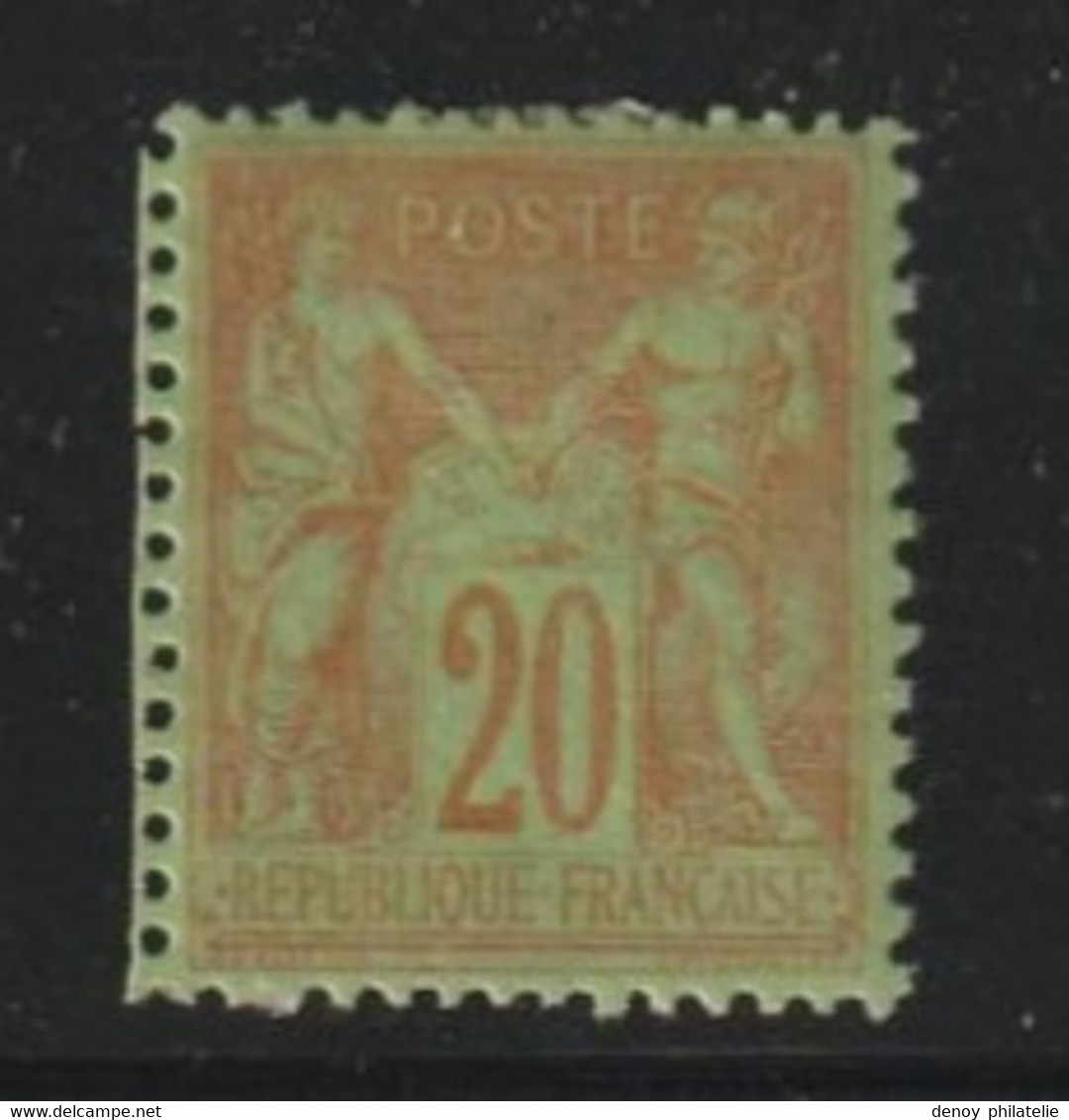 France N° 95 Avec Charnière * Fraicheur Postale Tres Bon Centrage - 1898-1900 Sage (Type III)