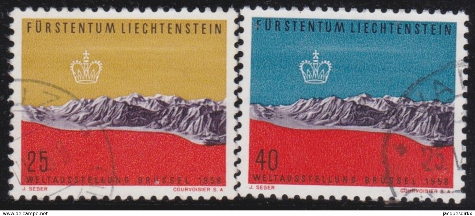 Liechtenstein   .   Y&T   .   331/332     .     O    .    Gestempelt .   /   .    Oblitërë - Gebraucht