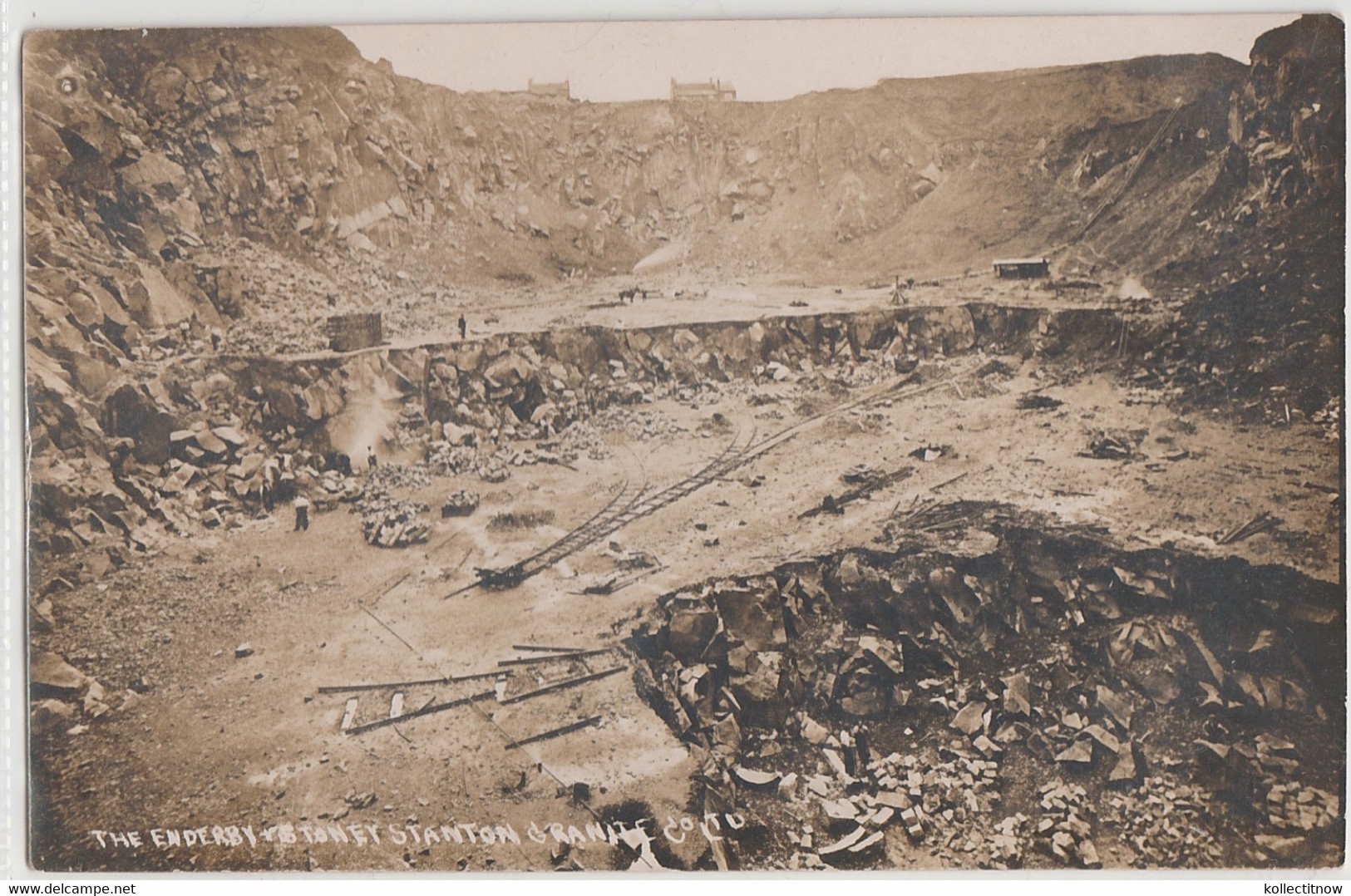 ENDERBY & STONEY STANTON GRANITE CO LTD - REAL PHOTOGRAPH QUARRY - Other & Unclassified