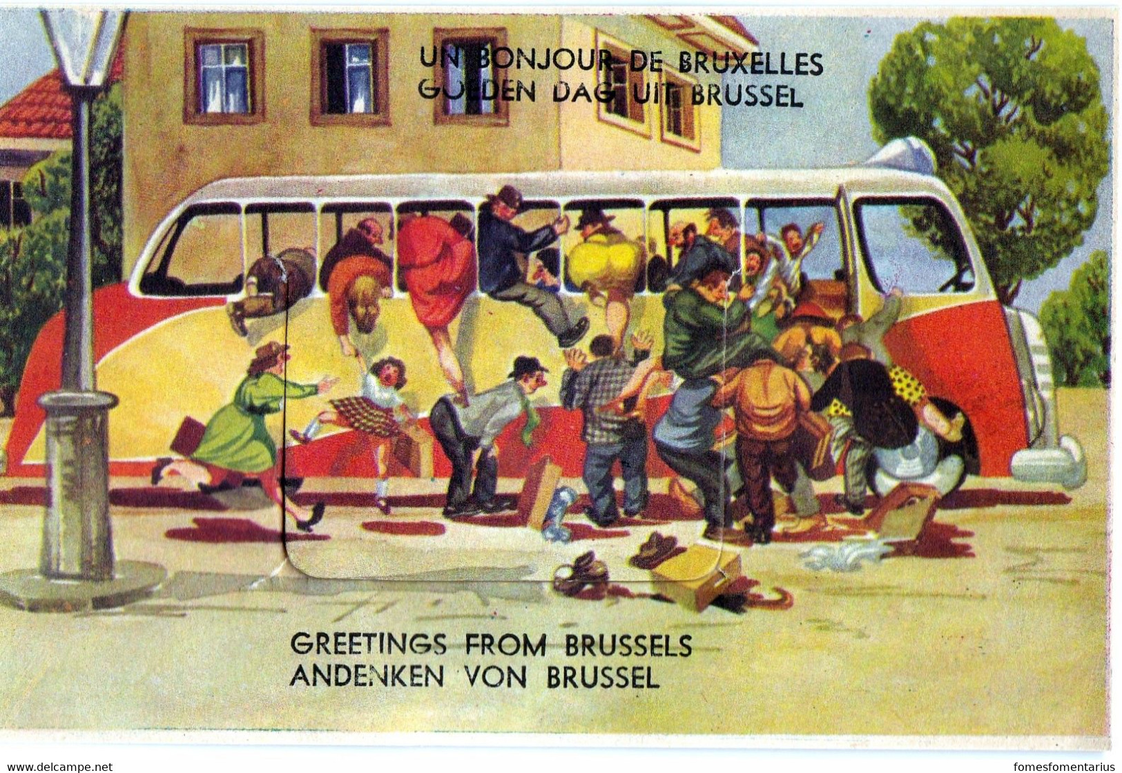 Carte à Système Complète Belgique ( Bruxelles) Excellent état Peu Courante - Bus & Autocars