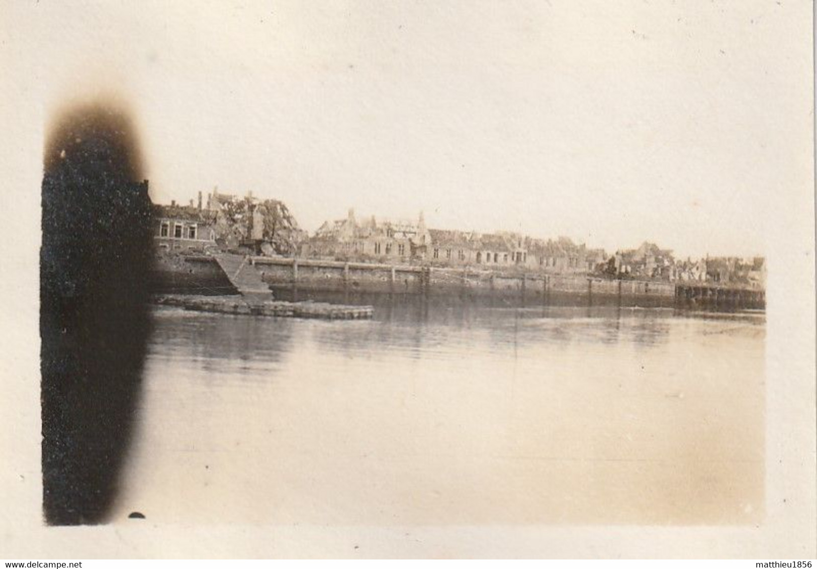 Photo 1916 NIEUWPOORT (Nieuport) - Bords De L'Yser (A243, Ww1, Wk 1) - Nieuwpoort