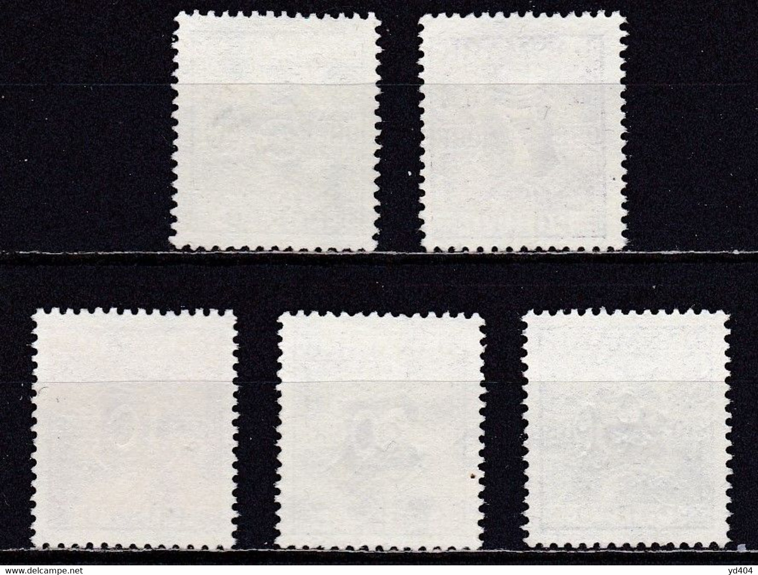 DK326 – DENMARK – 1930 – NUMBERS IN FRAME / NEW COLORS – SG # D224→D233 USED 74 € - Postage Due