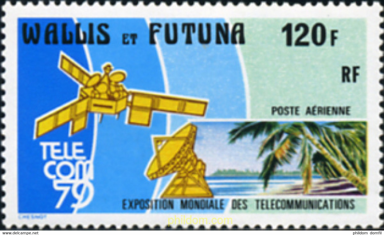 359222 MNH WALLIS Y FUTUNA 1979 3 EXPOSICION MUNDIAL DE LAS TELECOMUNICACIONES - Gebraucht