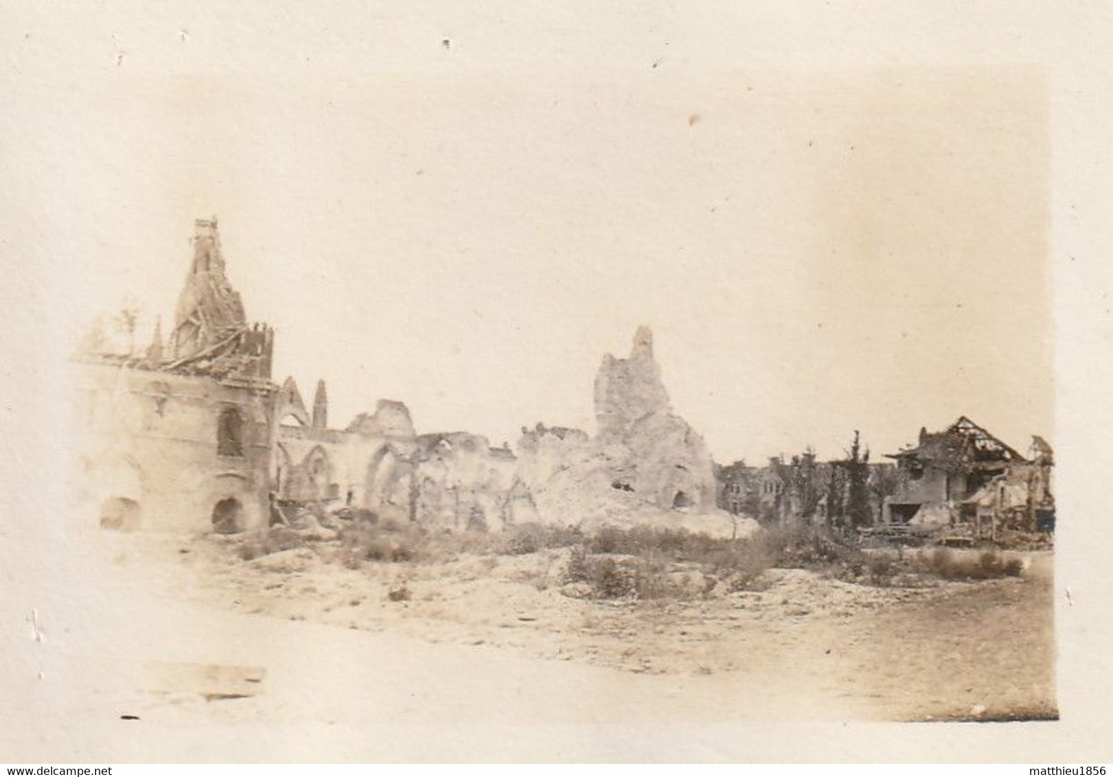 Photo 1916 NIEUWPOORT (Nieuport) - Place Du Marché (A243, Ww1, Wk 1) - Nieuwpoort